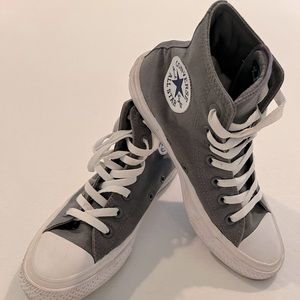 Chuck Taylor Grey Converse - Size US W 7 - worn once.